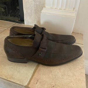 Lounge by Mark Nason Brown Suede Loafers Size 9